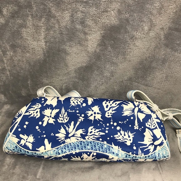 CHRISTIAN DIOR CROSSBODY SLING HIBISCUS BAG obo - Picture 3 of 8